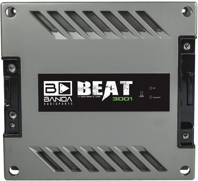 Banda Audioparts BEAT3001 Amplifier – 1-Ohm Stable | Car Audio Power Amp 🔊