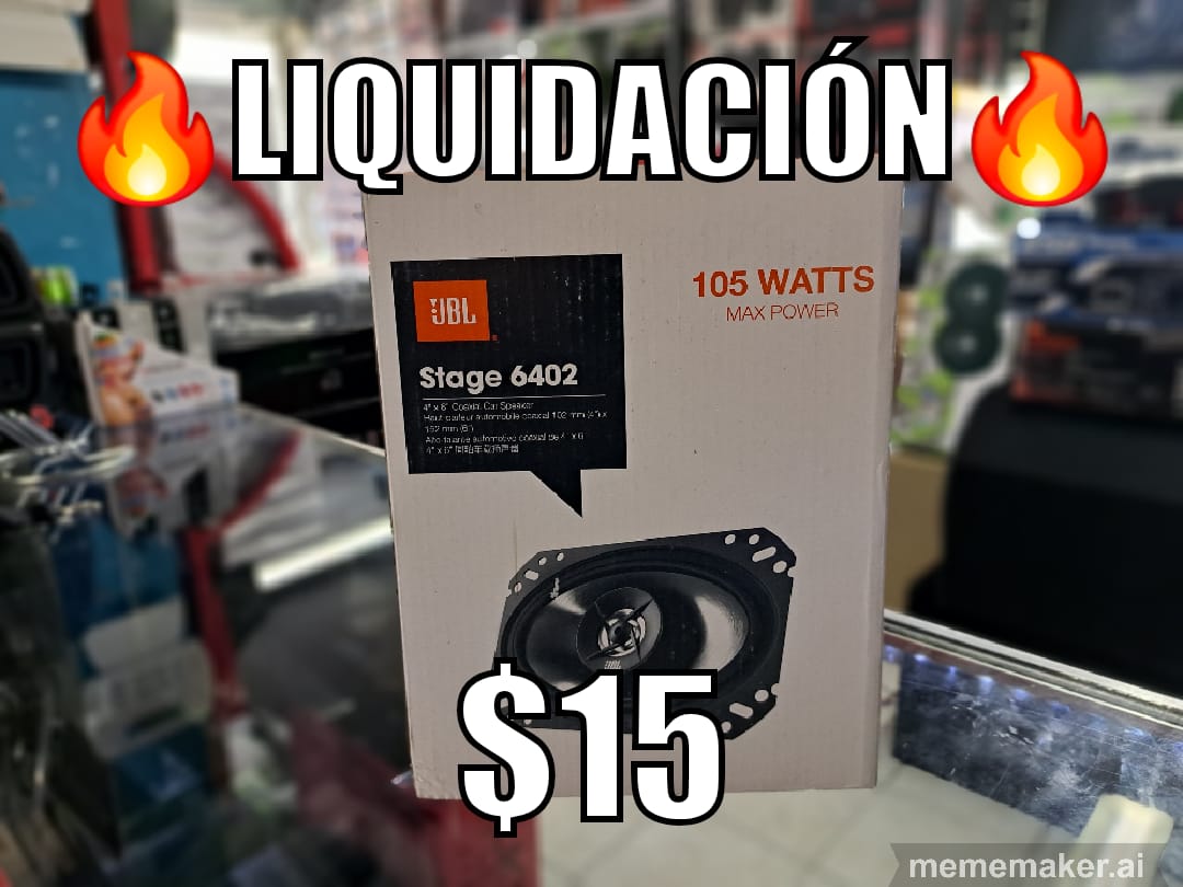 Bocinas 4x6" JBL STAGE6402 (Liquidacion)