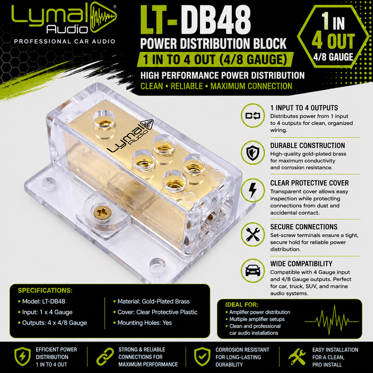 Lymal Audio LT-DB48 Power Distribution Block