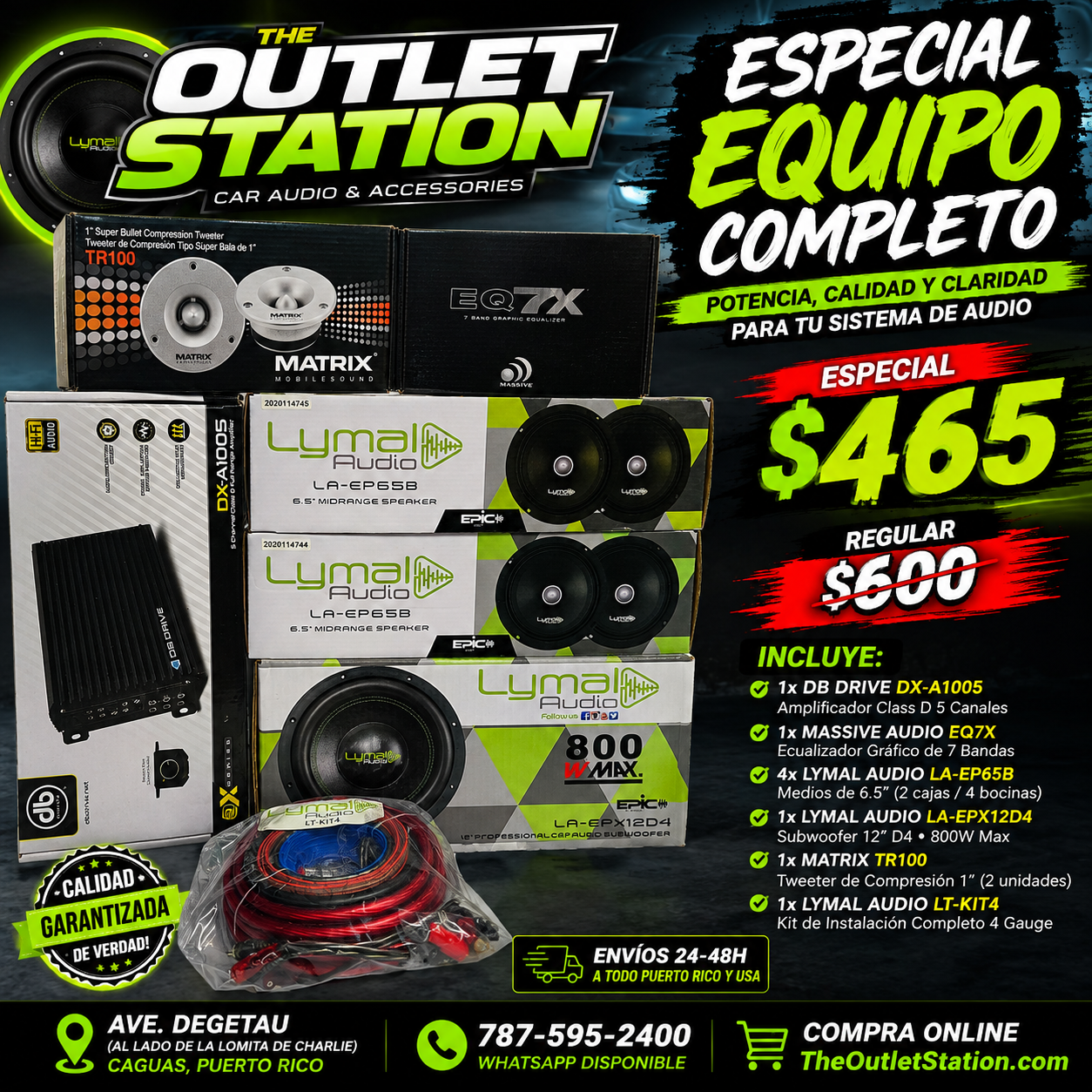 ESPECIAL EQUIPO COMPLETO