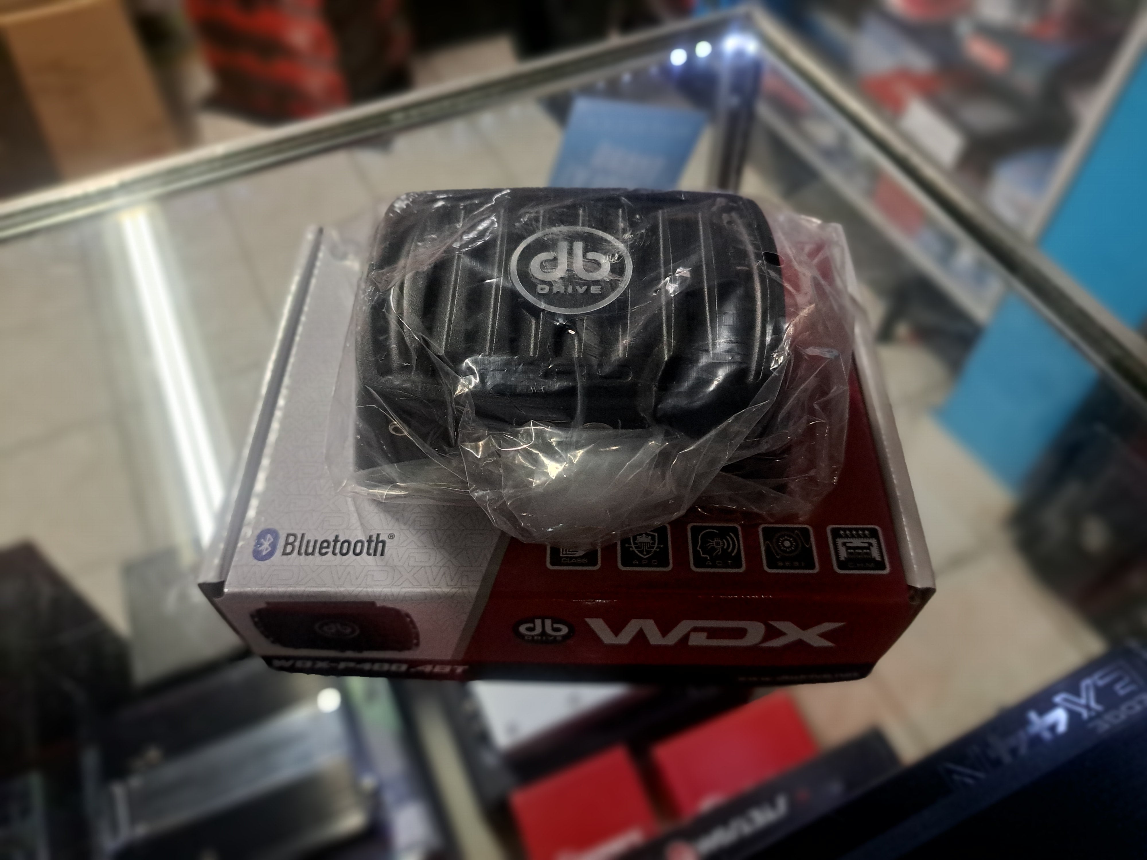 DB Drive WDX P400.4BT – Mini Powersports 4-Channel Amplifier with Bluetooth