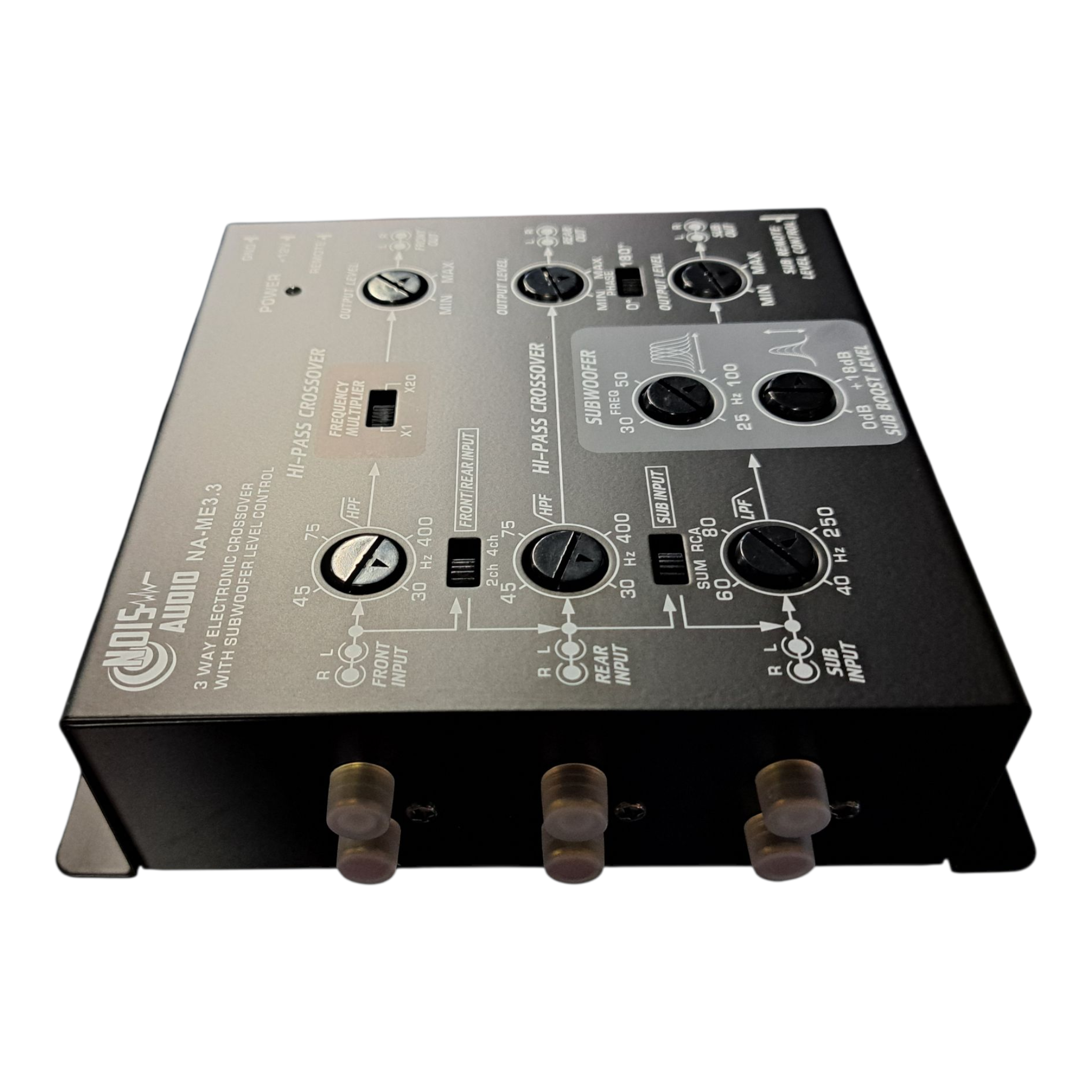 Nois Audio NA-ME3.3 – 3-Way Electronic Crossover with Line Driver