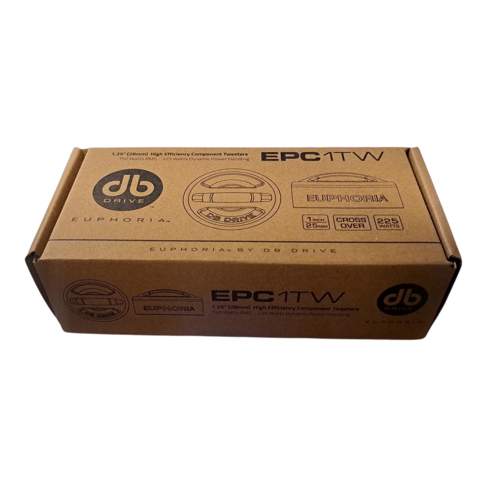 DB Drive Euphoria EPC1TW – 1.25” Aluminum High-Efficiency Dome Tweeters