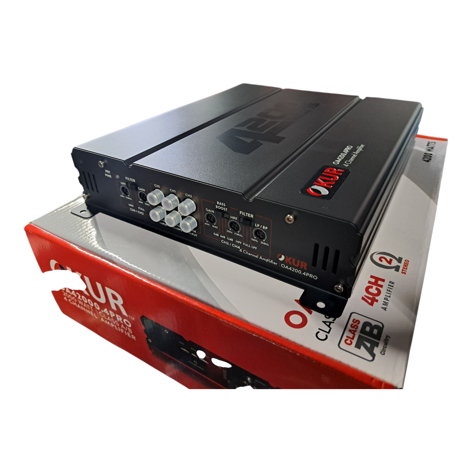 Amplificador 4ch OKUR OA4200.4PRO