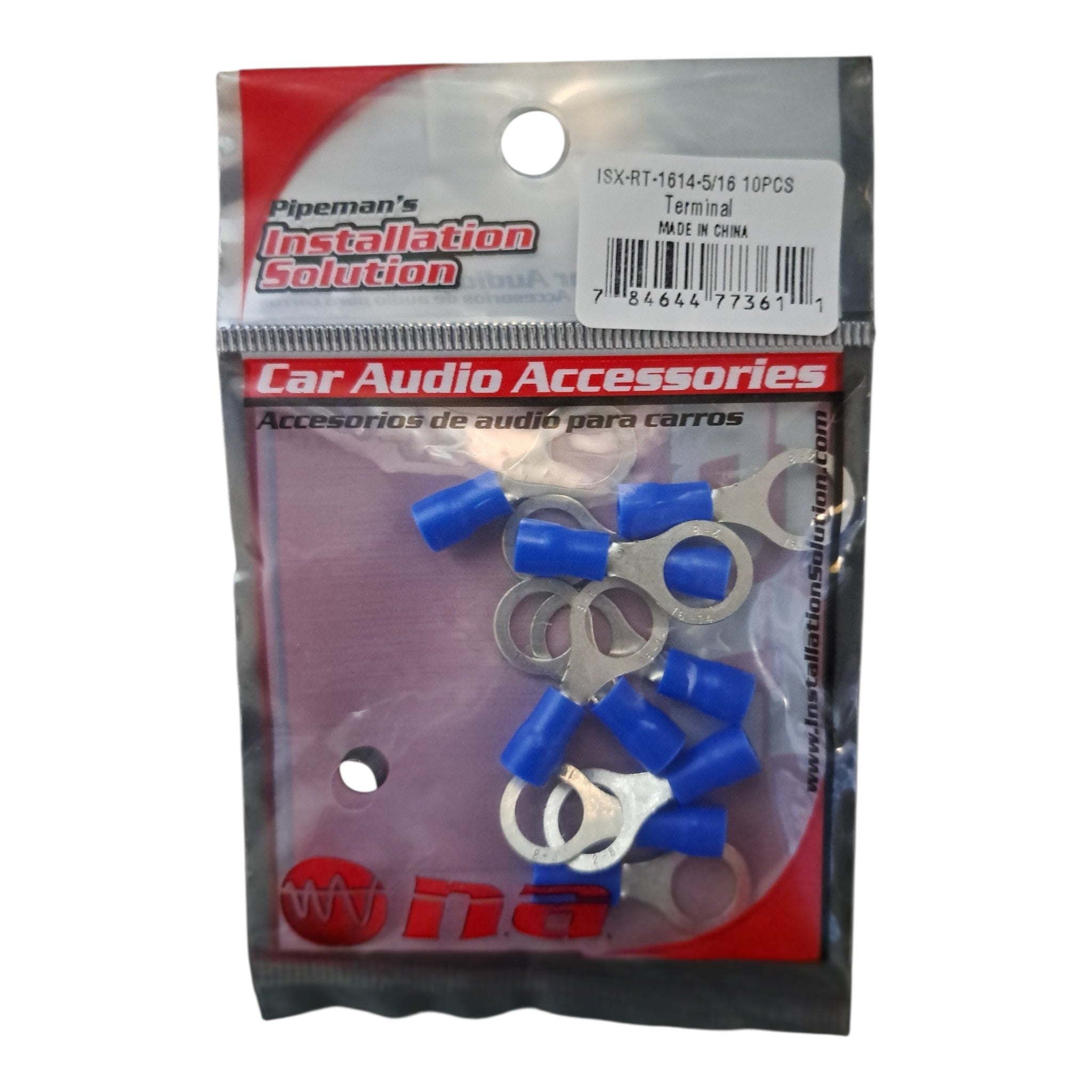 🔵 ISX-RT-1614-5/16 Vinyl Insulated Ring Terminal