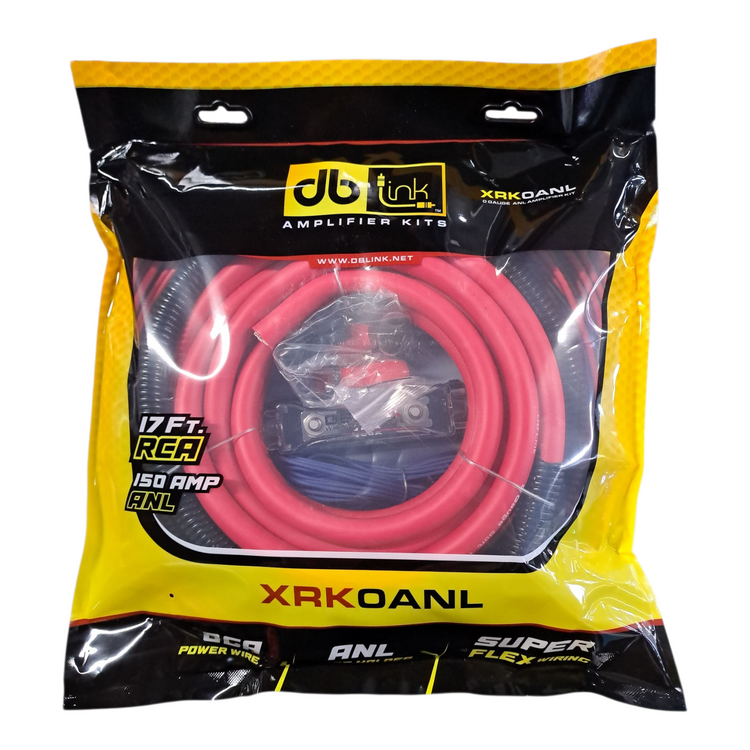 DB Link XRK0ANL Gauge 0 Car Audio Amplifier Installation Kit