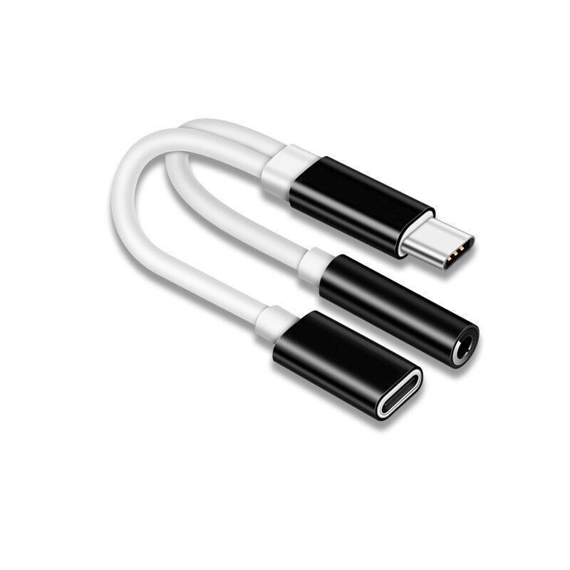 USB Type C To 3.5mm Aux Audio Charging Adapter
