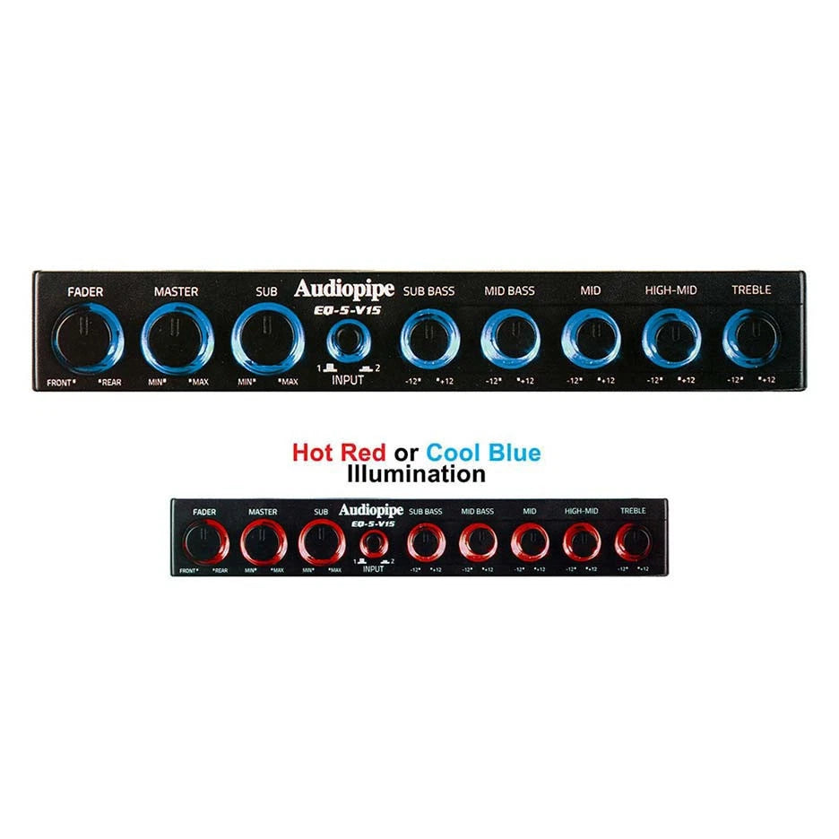 Equalizer 15 Voltios Audiopipe EQ-5-V15
