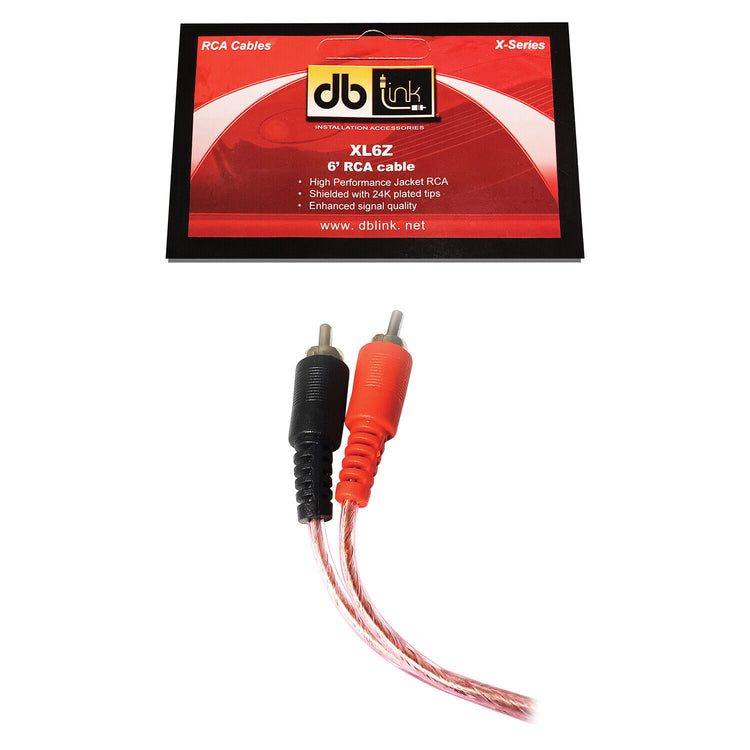 DB Link XL6Z 6” RCA Cable | Professional Car Audio