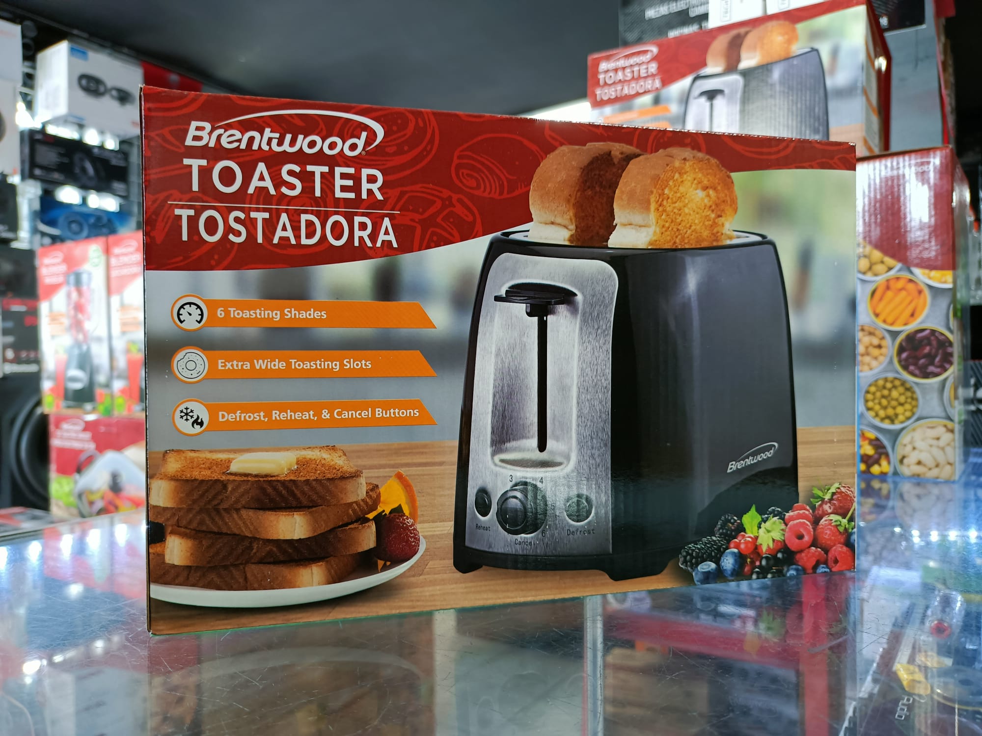 Tostadora Cool Touch 2S Brentwood TS-292B