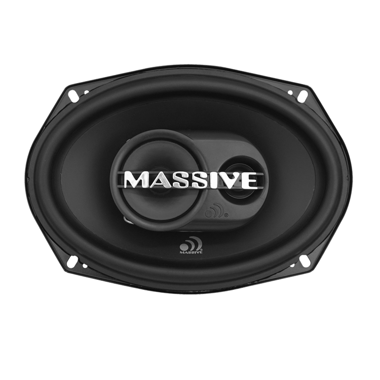 Massive Audio MX693 6x9" 3-Way Coaxial Speakers