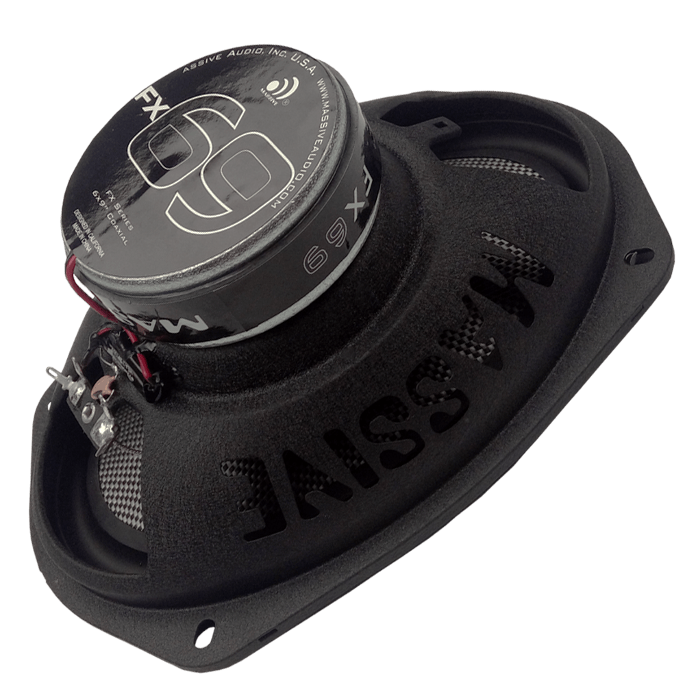 Massive Audio FX69 6x9" 2-Way Coaxial Speakers