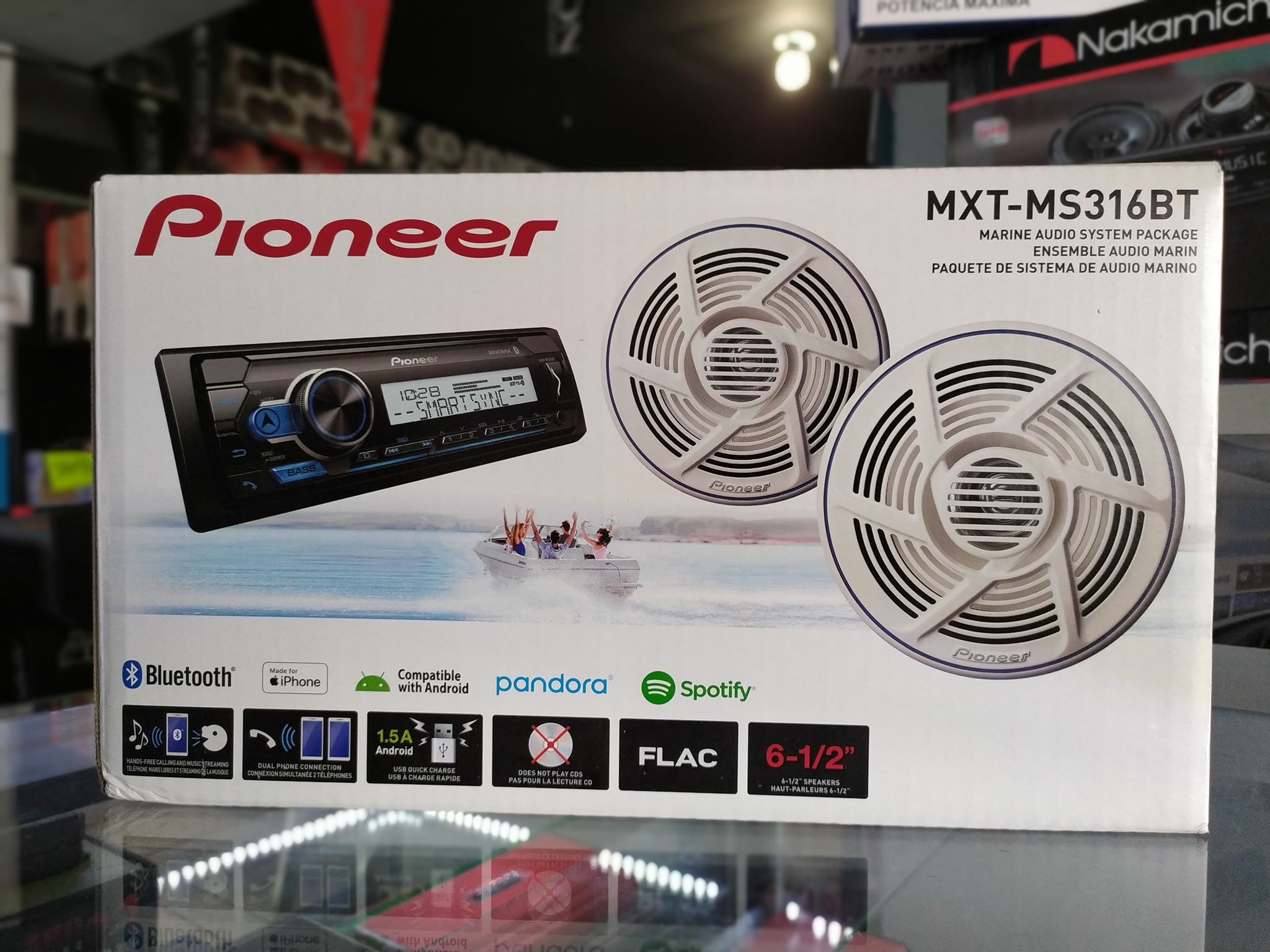 Combo de Radio Pioneer MXT-MS316BT