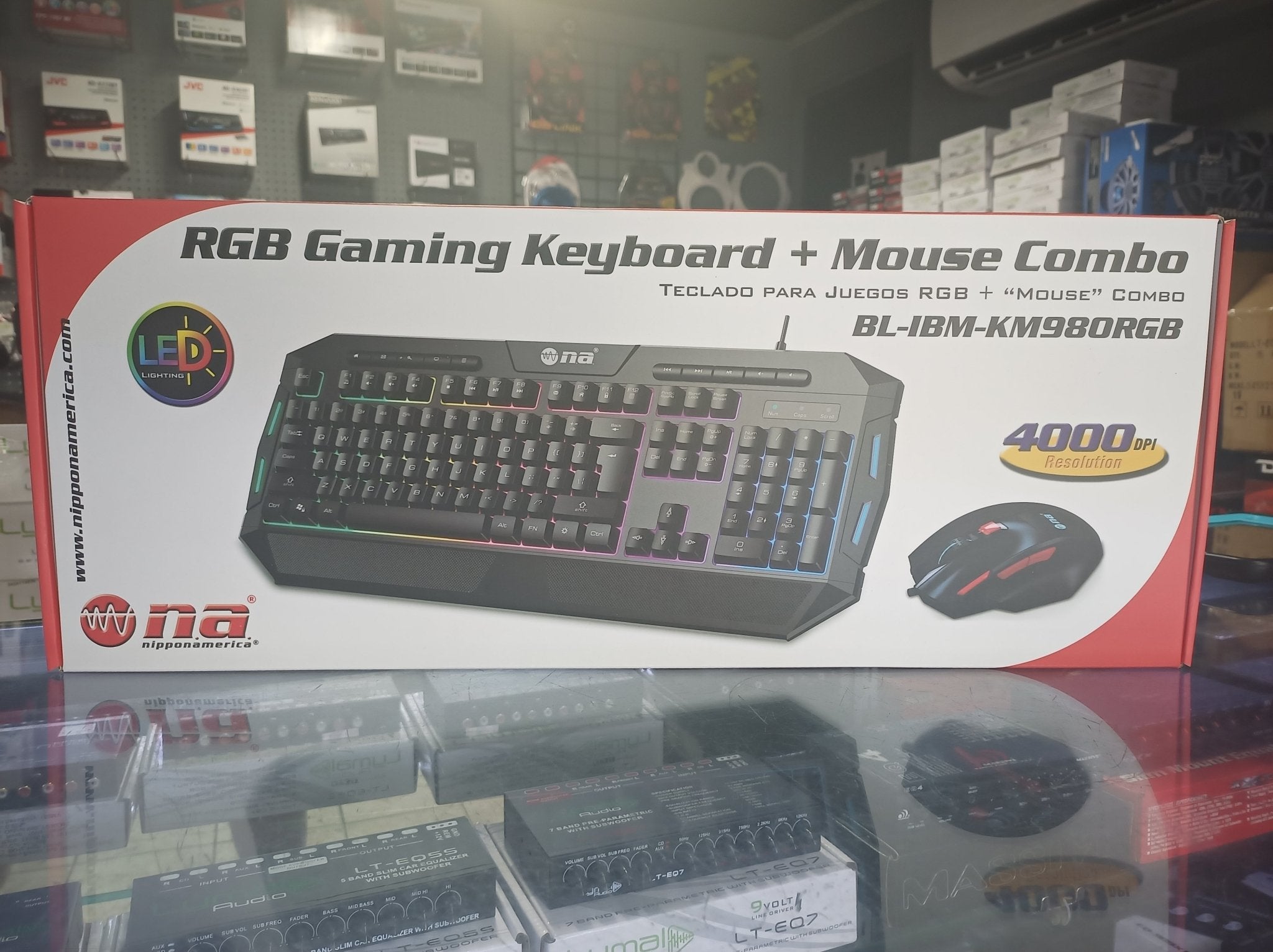 Combo de teclado y mouse gamer BL-IBM-KM980RGB (Liquidacion)