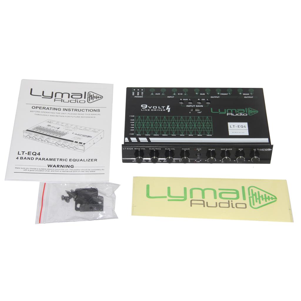 Equalizer 4 Bandas Lymal Audio LT-EQ4