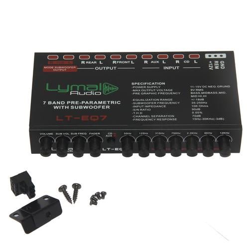 Equalizer 7 Bandas Lymal Audio LT-EQ7