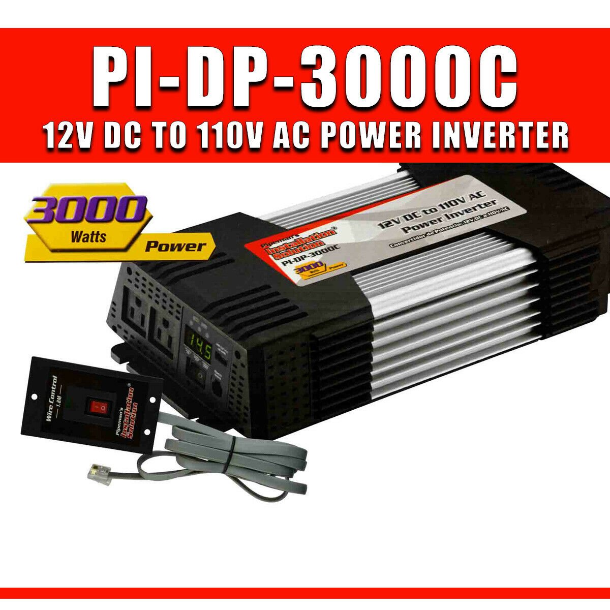 Power Inverter 3000 Watts NA PI-DP-3000C