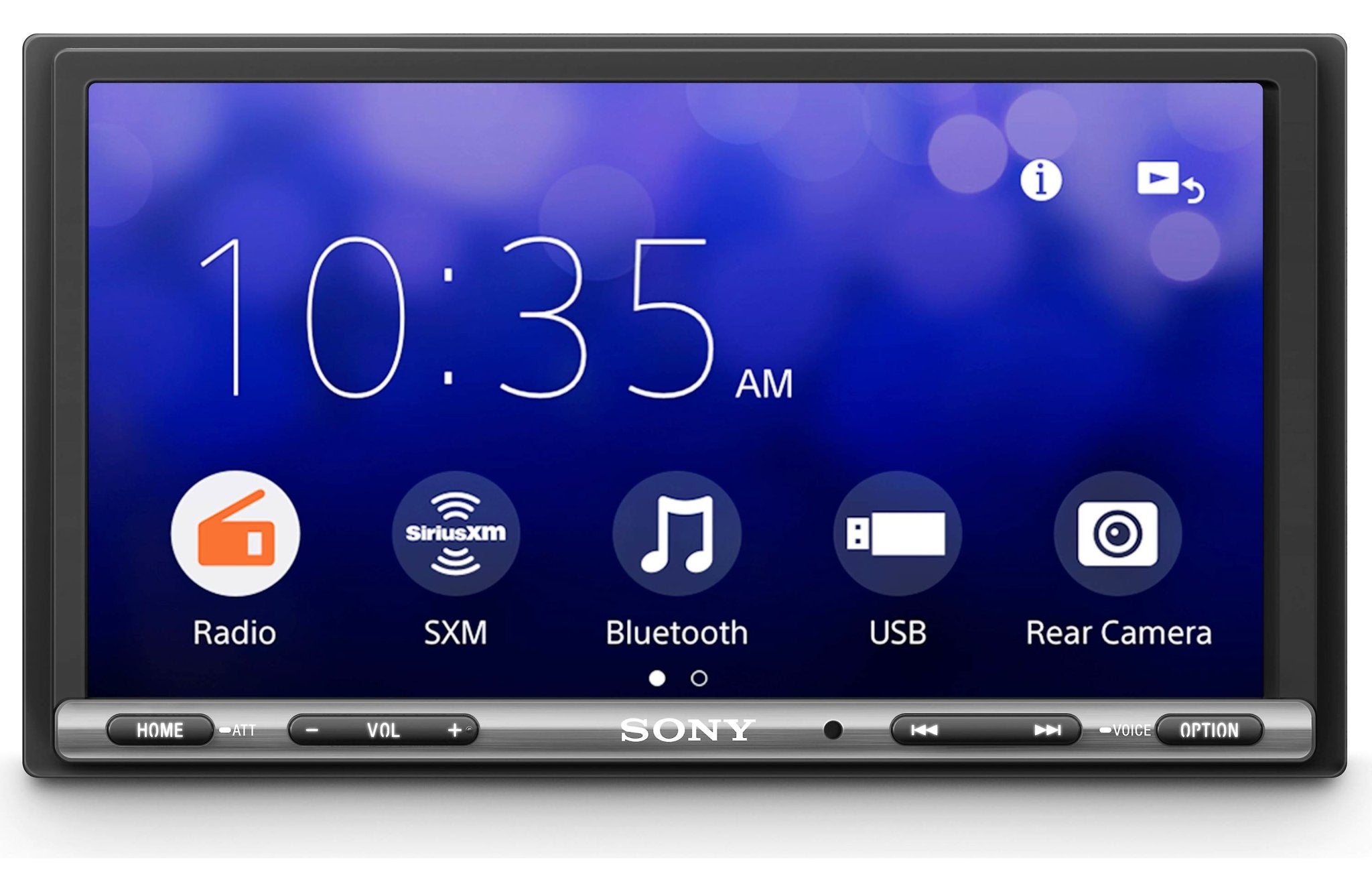 Radio Sony XAV-AX3200 Apple CarPlay, Android Auto