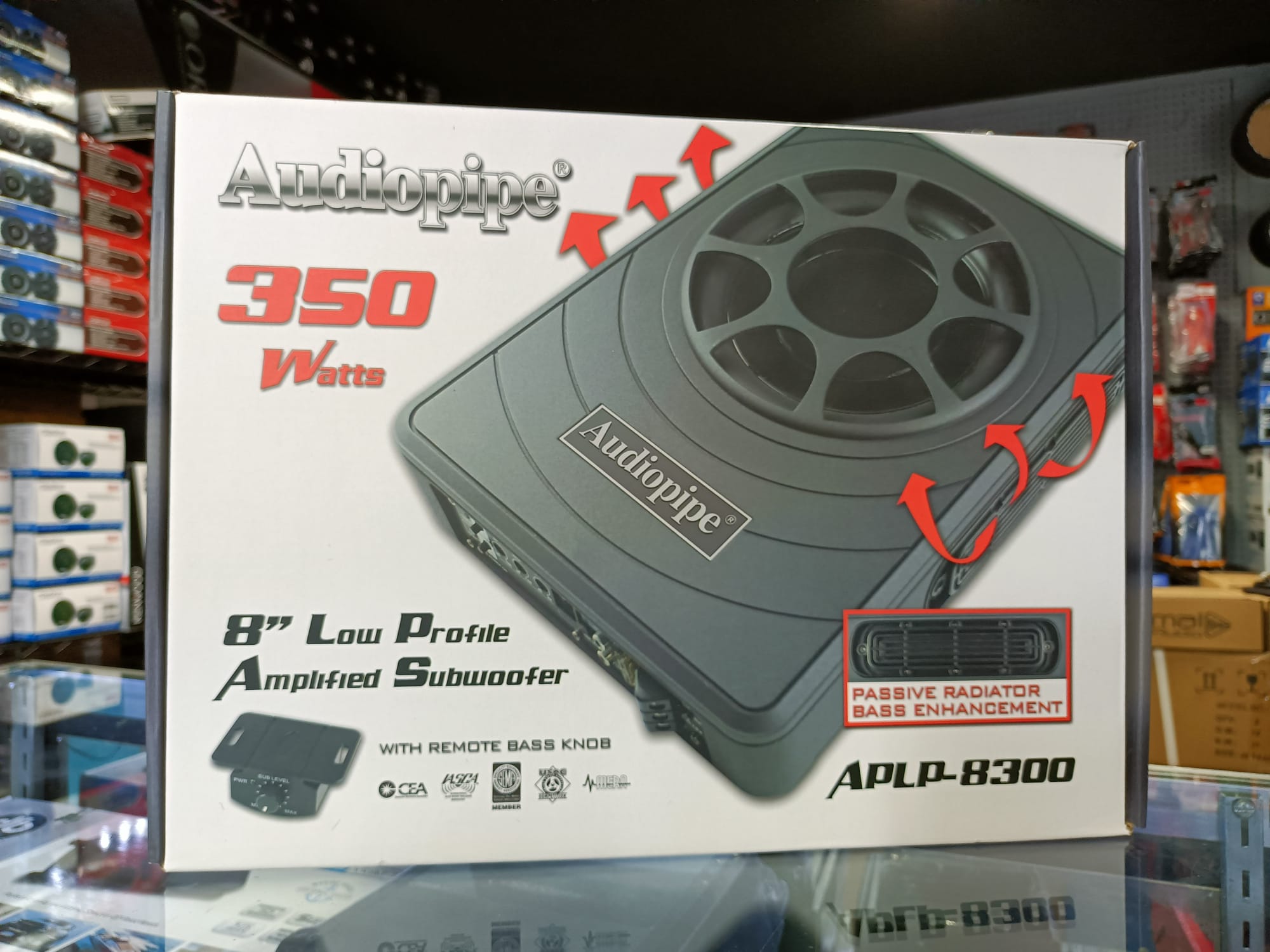 Subwoofer 8" Low Profile Audiopipe APLP-8300
